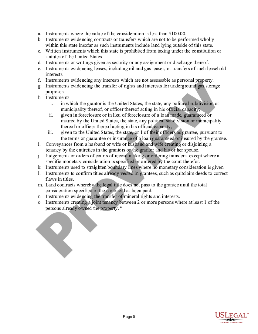 page 4 Warranty Deed from two Trustees to Husband and Wife as Joint Tenants with the Right of Survivorship preview