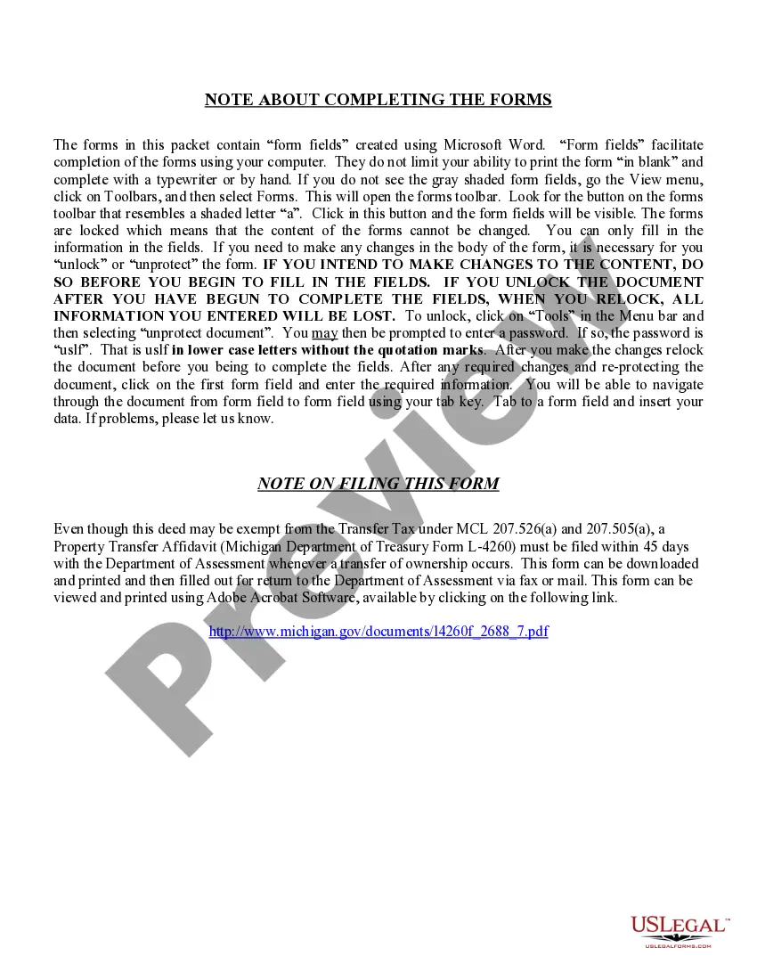 Preview Warranty Deed from two Trustees to an Individual