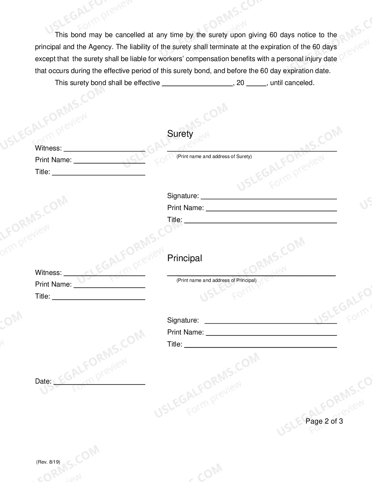 Preview Self-Insurer Application Packet (fill-in form)