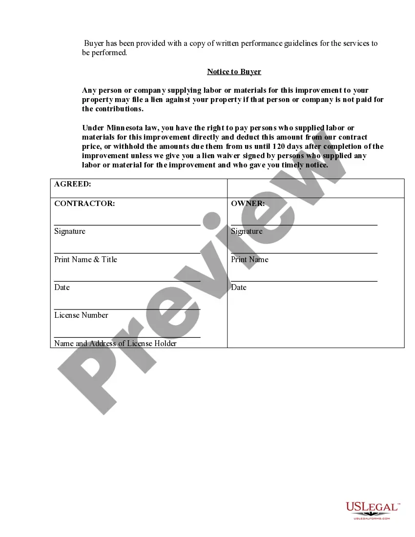 Preview Security Contract for Contractor