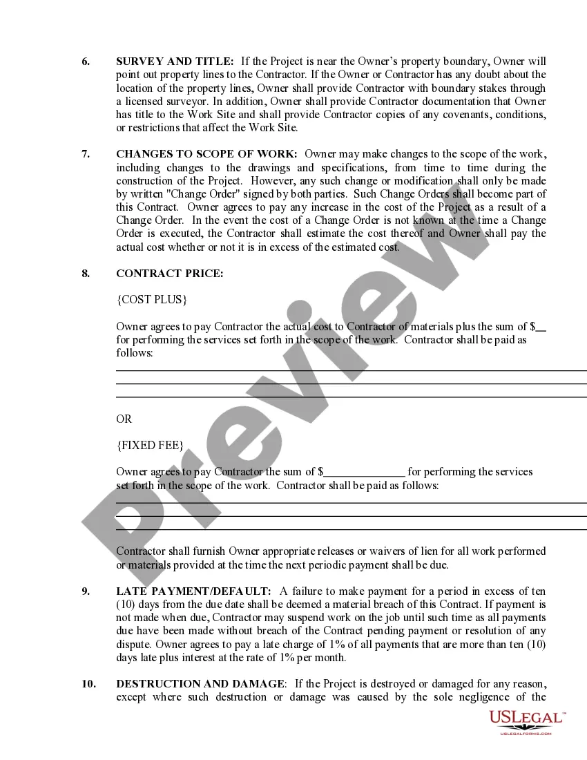 Preview Insulation Contract for Contractor