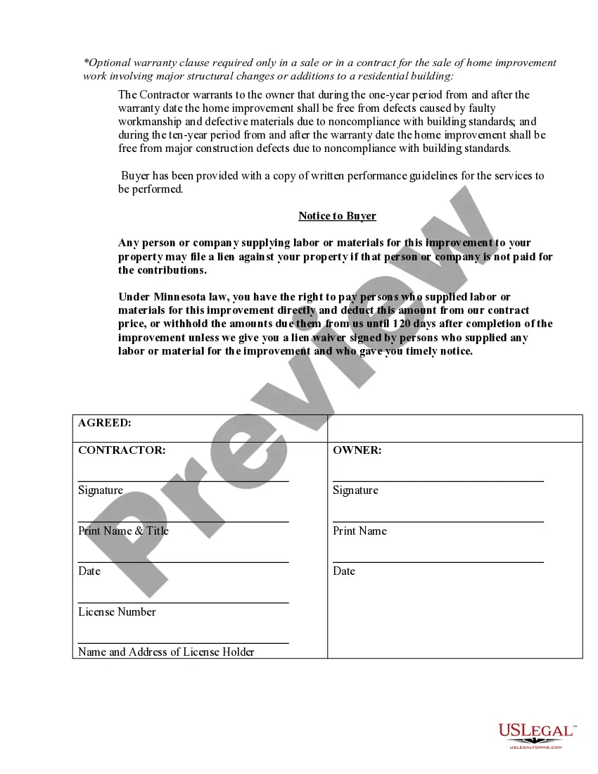 Preview Site Work Contract for Contractor