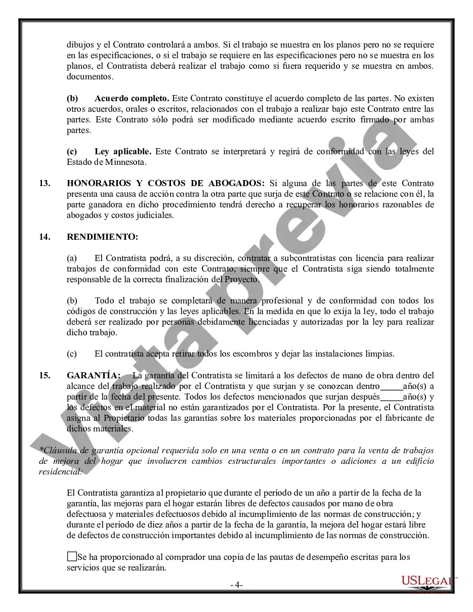 Preview Contrato de revestimiento para contratista