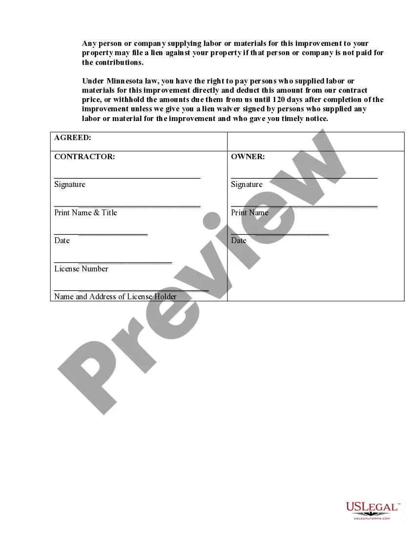 Preview Foundation Contract for Contractor