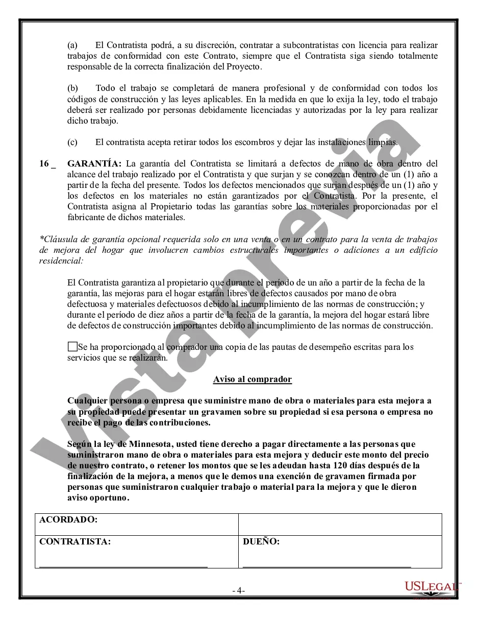 Preview Contrato de albañil para contratista