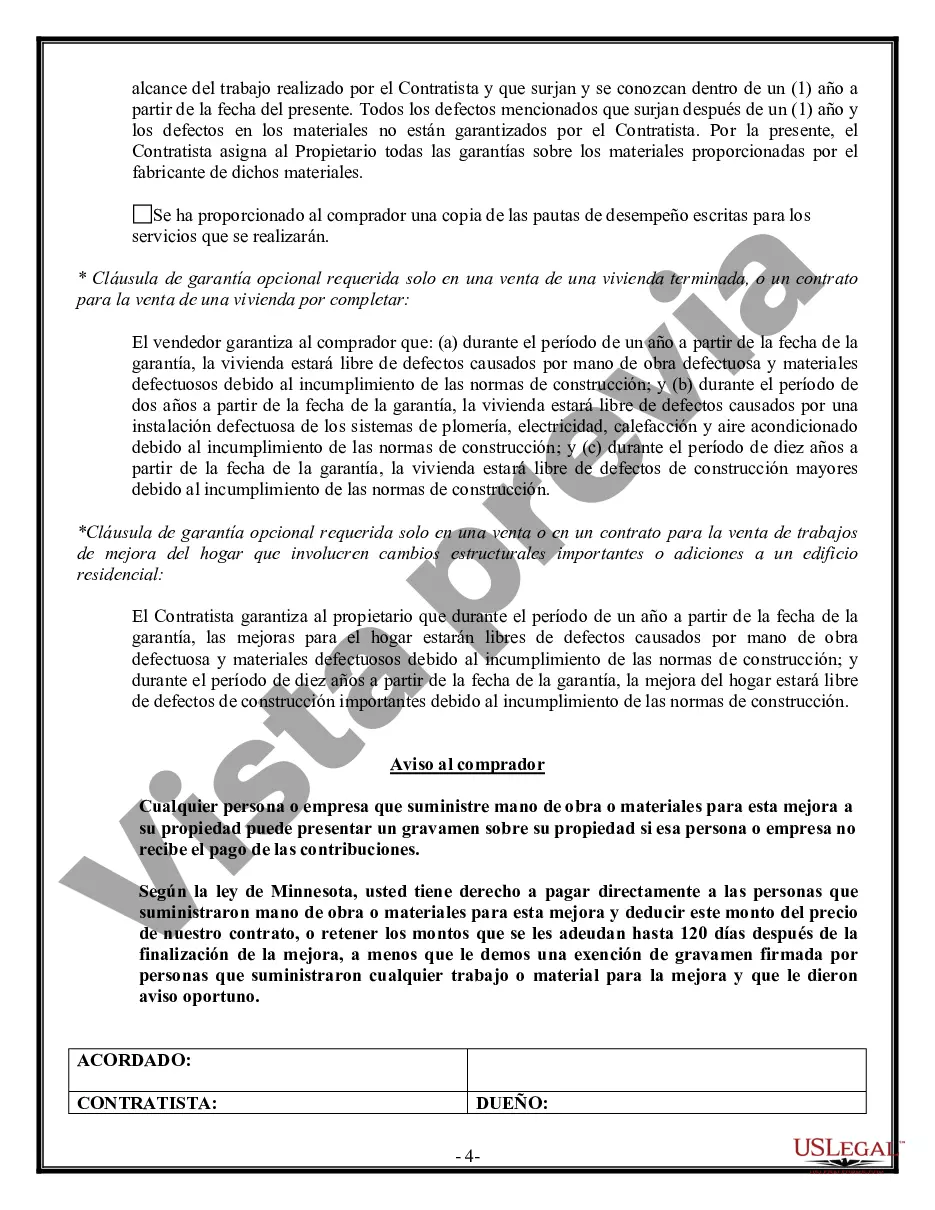 Preview Costo del contrato de construcción más o tarifa fija