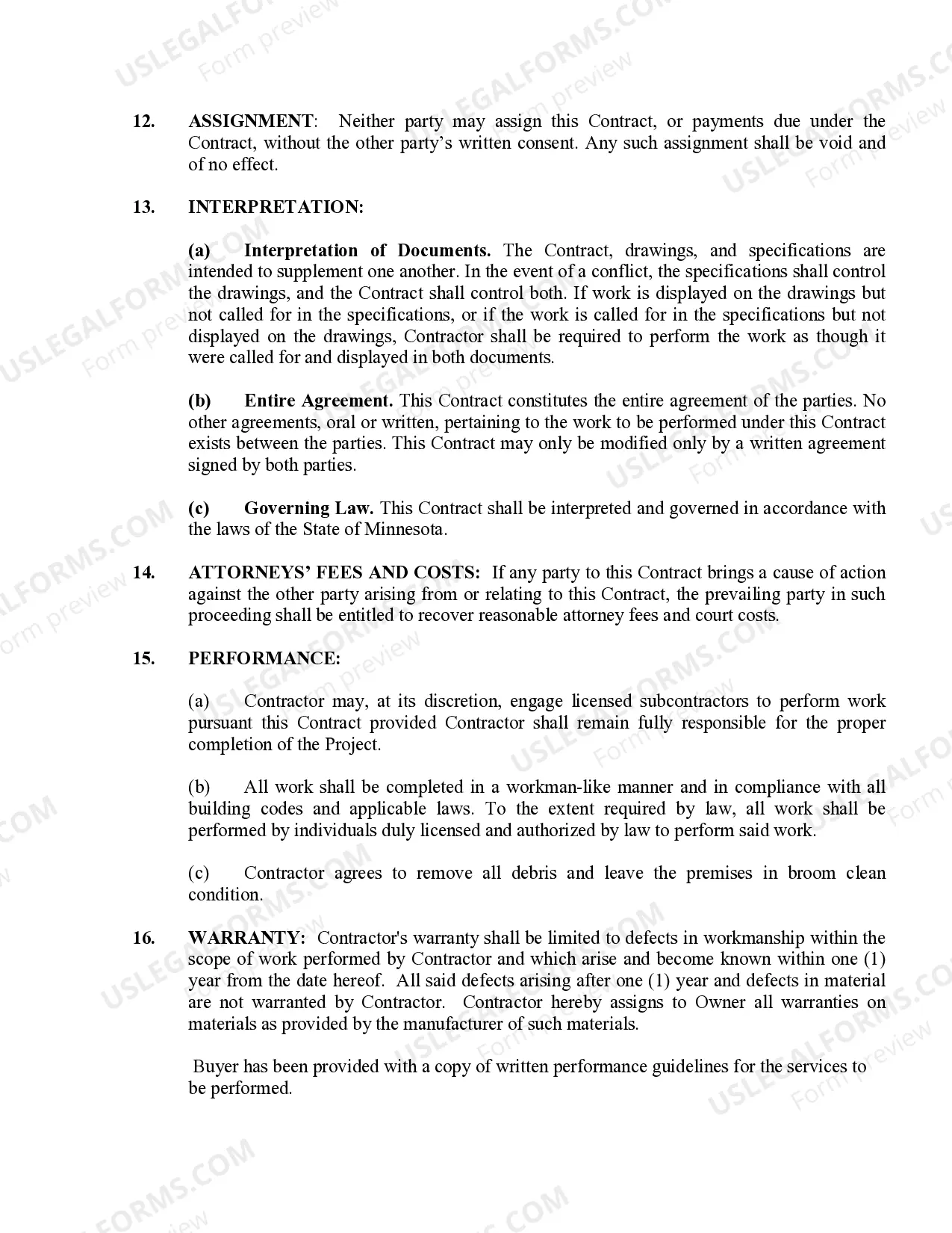 Preview Construction Contract Cost Plus or Fixed Fee