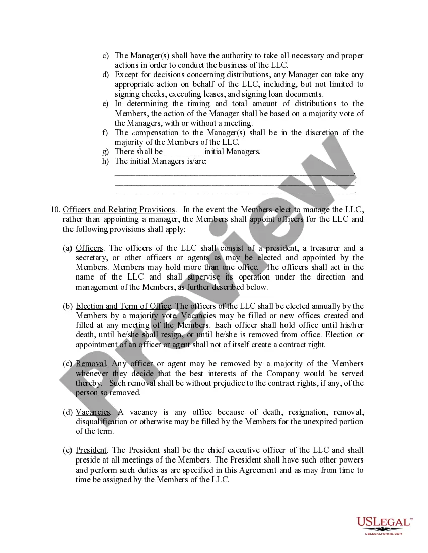 Get Limited Liability Company LLC Operating Agreement Preview Limited Liability Company LLC Operating Agreement