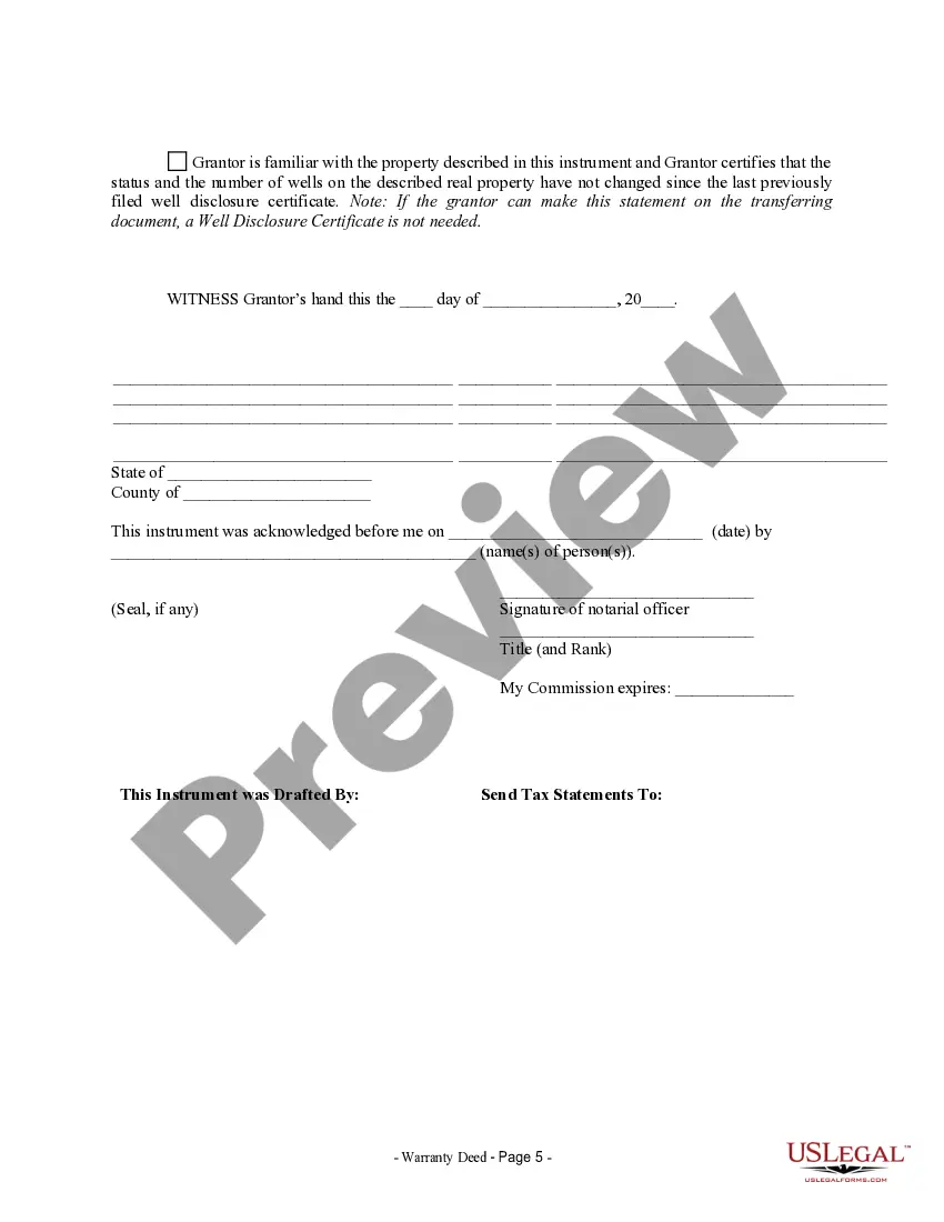 Preview Warranty Deed from Individual to a Trust
