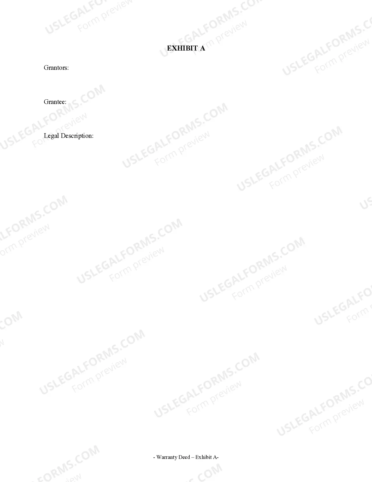 Preview Warranty Deed from Husband and Wife to a Trust