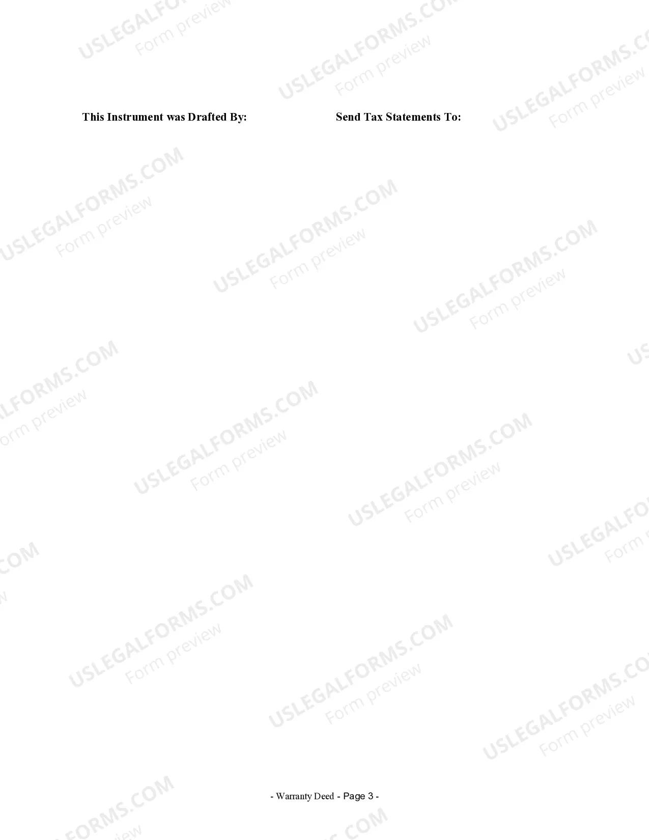 Preview Warranty Deed from Husband and Wife to an Individual