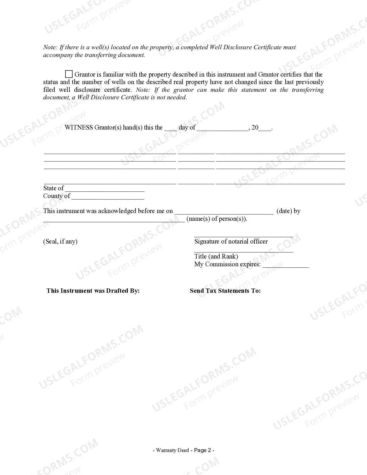 Preview Warranty Deed from Individual to Individual