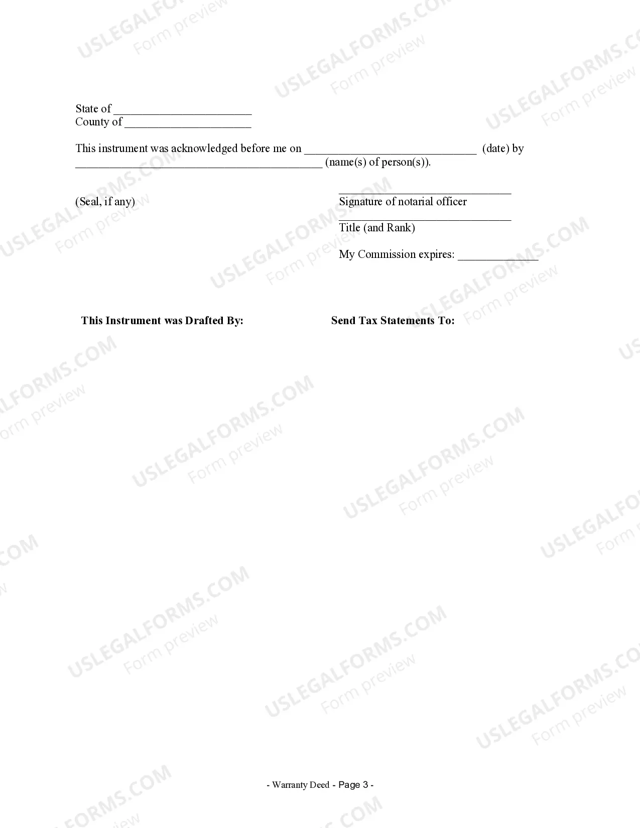 Preview Warranty Deed from two Individuals to Husband and Wife