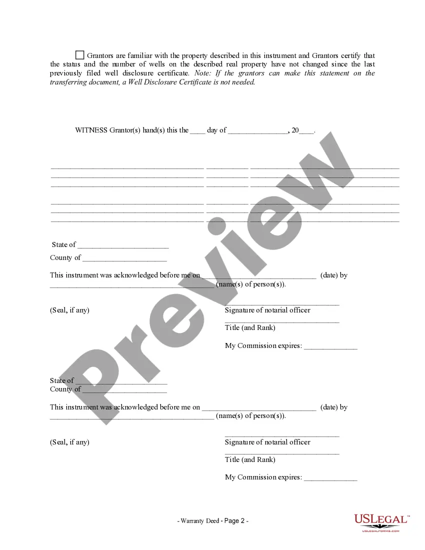 Get Warranty Deed from two Individuals to LLC Preview Warranty Deed from two Individuals to LLC