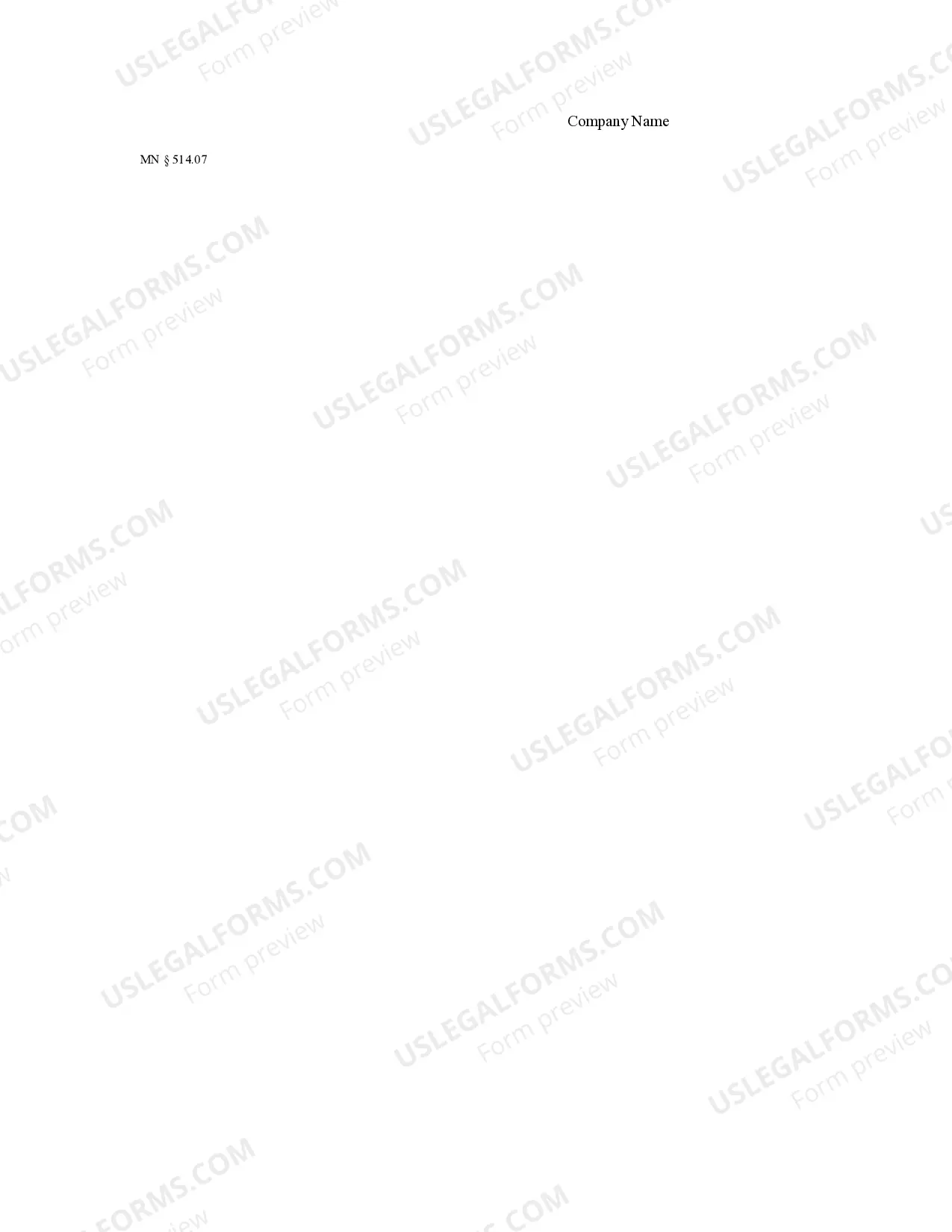 Preview Owner's Request for Lien Information - Corporation