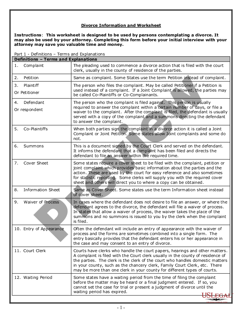 minnesota-divorce-worksheet-and-law-summary-for-contested-or