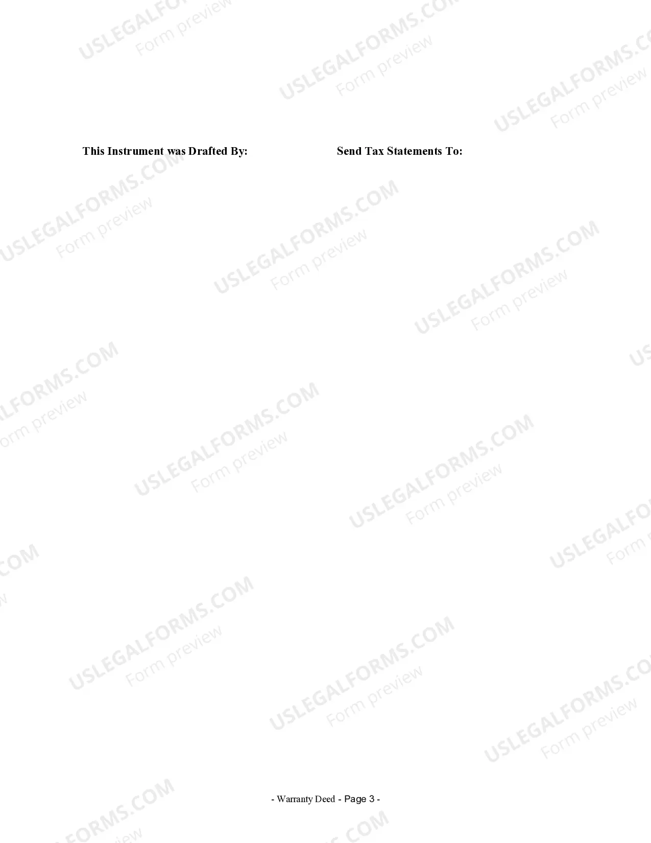 Preview Warranty Deed from Husband and Wife to LLC