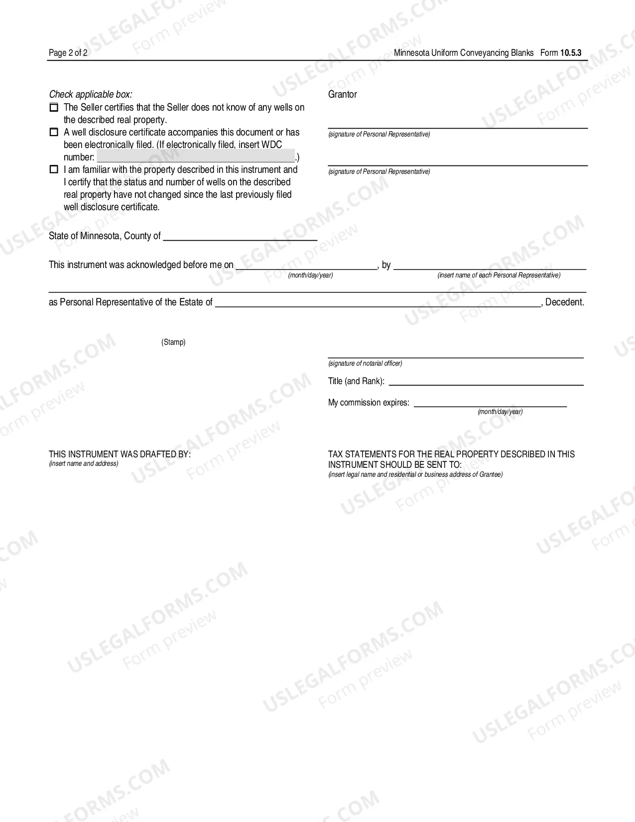 Preview Deed of Sale by Individual Personal Representative to Individuals - UCBC Form 10.5.3