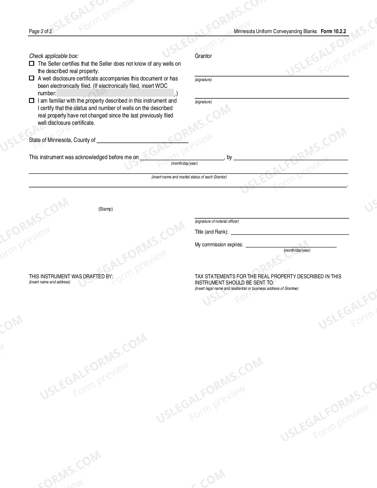 Preview Limited Warranty Deed Except Assessments - Individuals to Individuals - UCBC Form 10.2.2