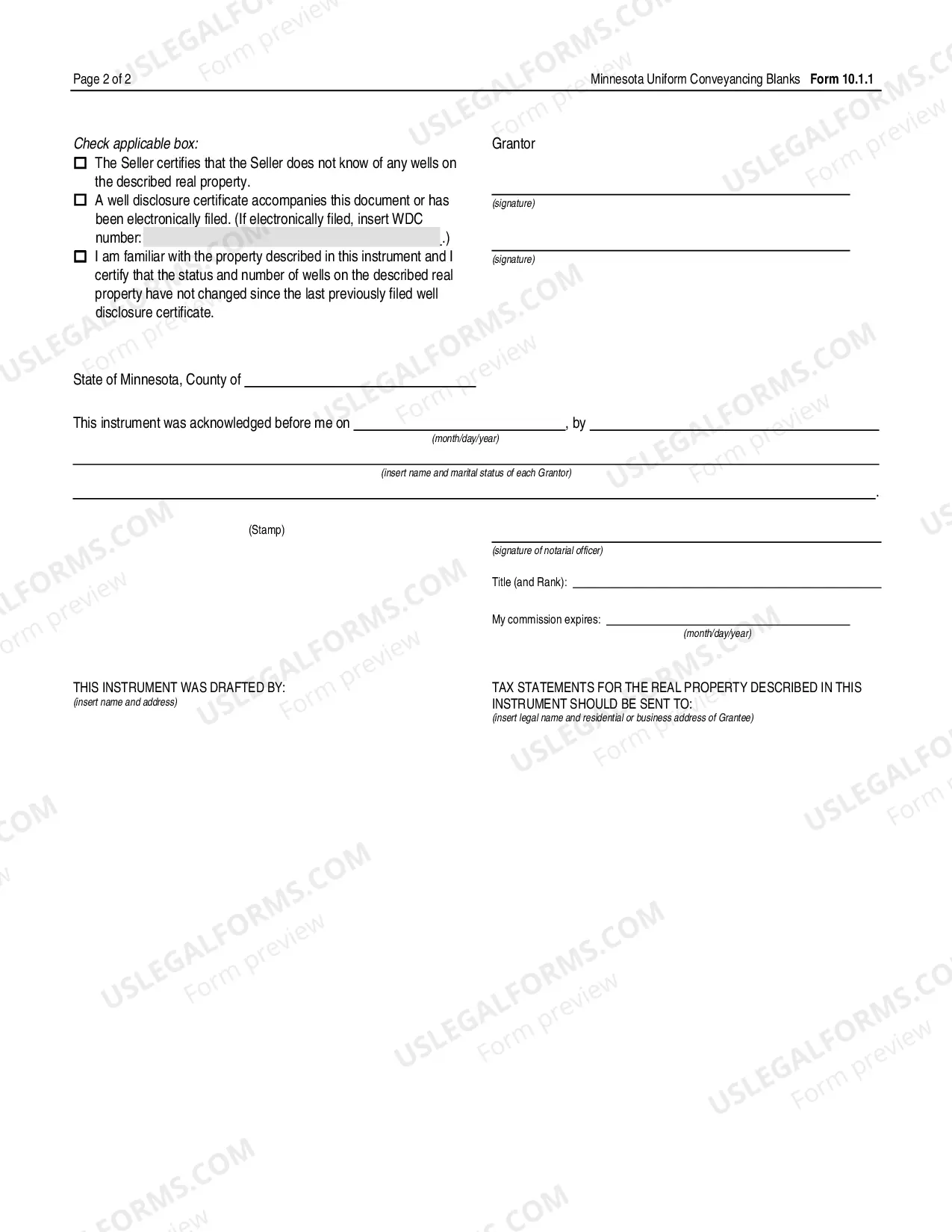 Preview Warranty Deed from Individuals to Individuals - UCBC Form 10.1.1