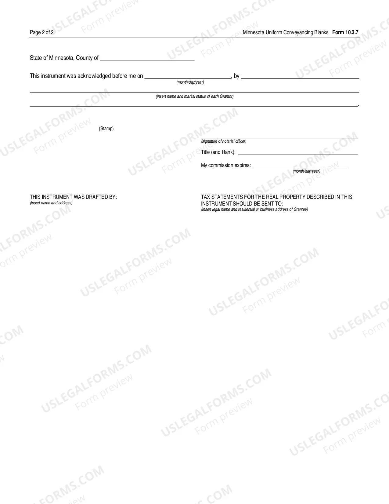 Preview Quitclaim Deed Reserving Lien in Marriage Dissolution - Divorce - Judgment and Decree - UCBC Form 10.3.7