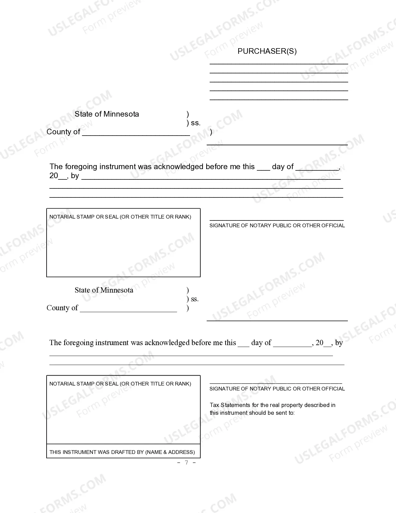 Preview Contract For Deed - Individual Seller - UCBC Form 30.1.1