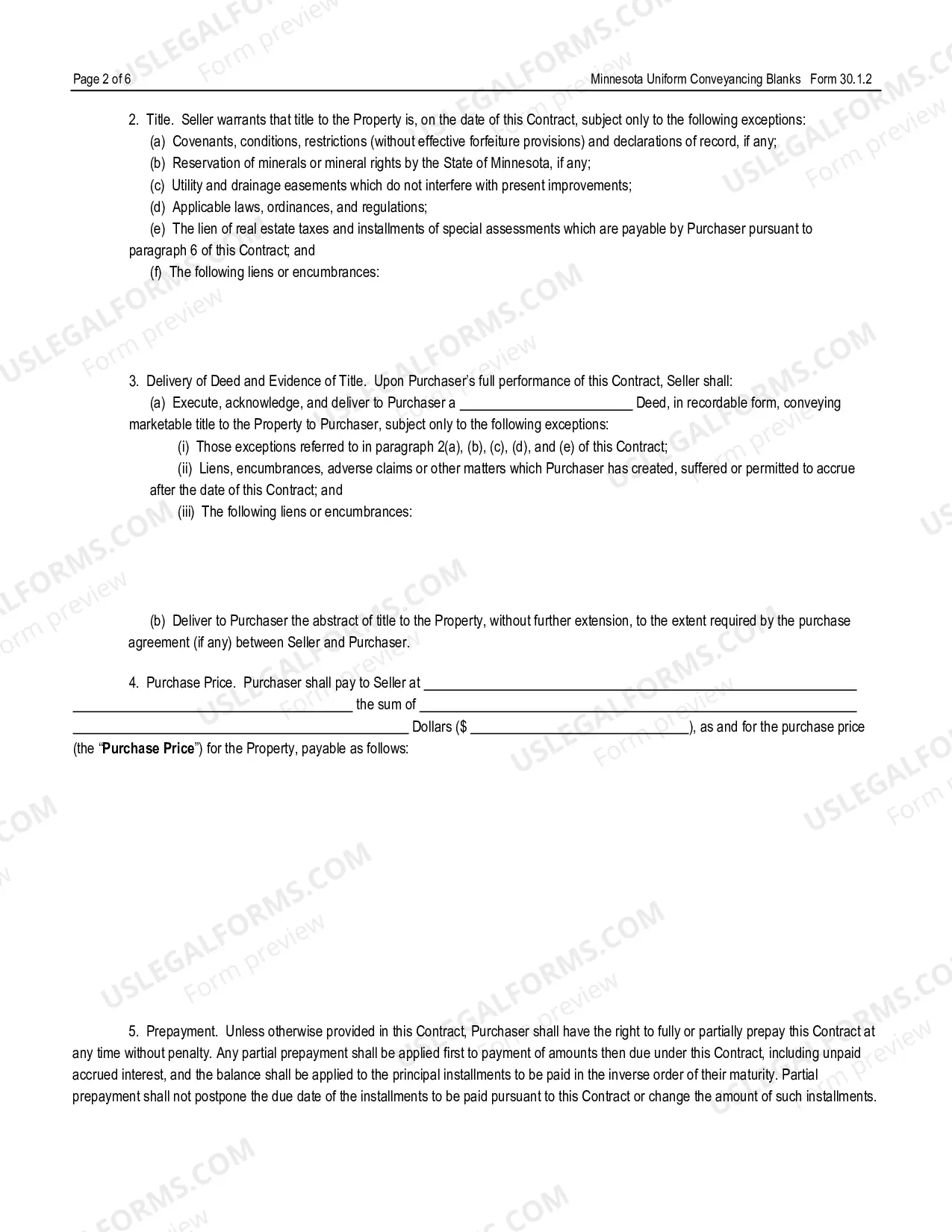 Preview Contract For Deed - Individual To Joint Tenants - UCBC Form 30.1.2