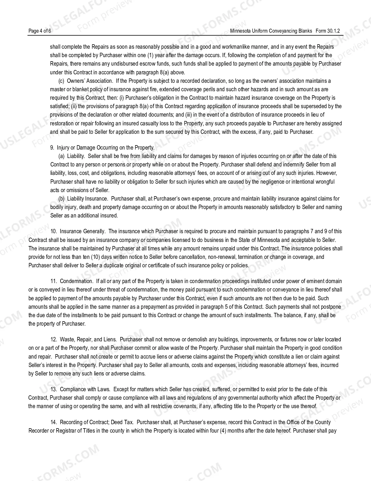 Preview Contract For Deed - Individual To Joint Tenants - UCBC Form 30.1.2