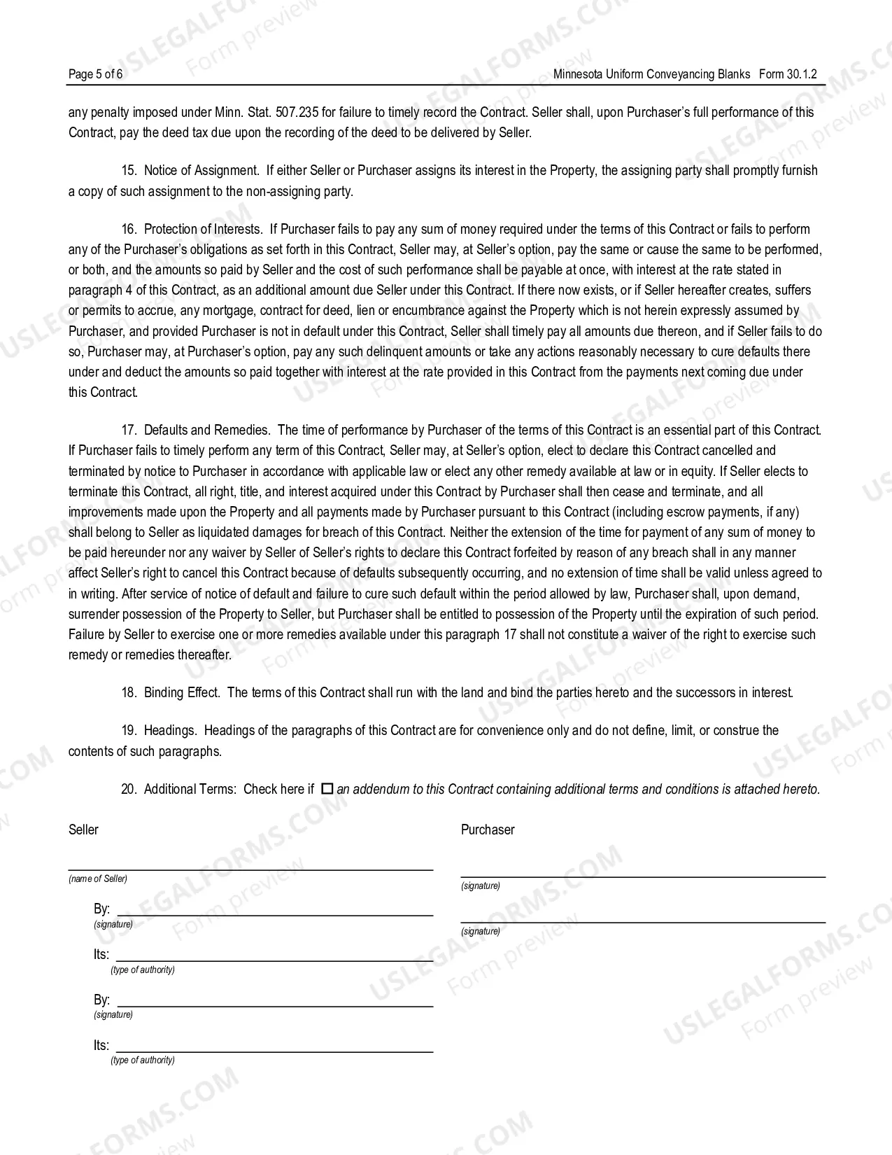 Preview Contract For Deed - Individual To Joint Tenants - UCBC Form 30.1.2