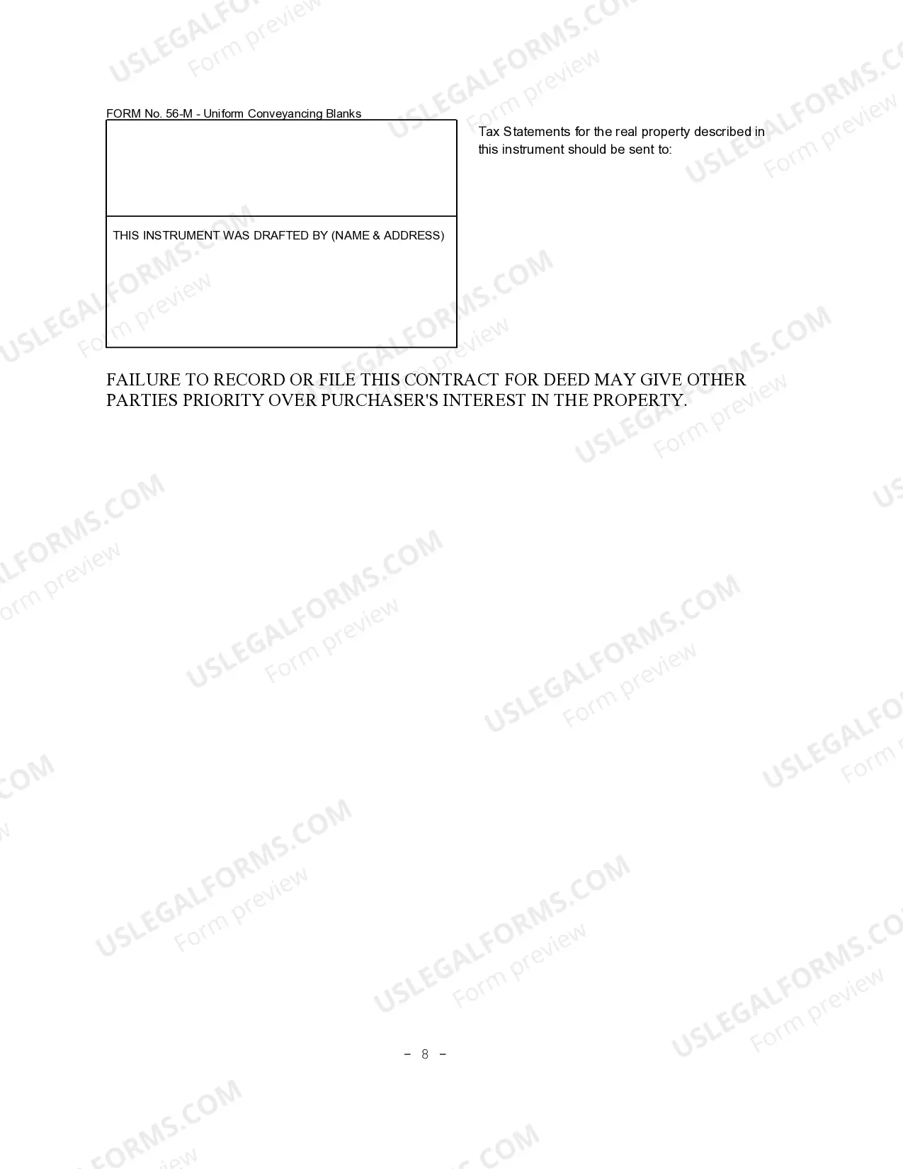 Preview Contract for Deed Addendum Form 30.2.1