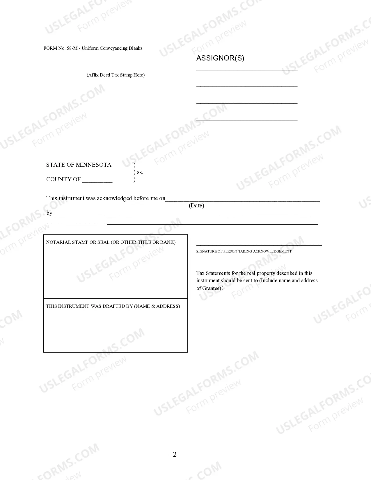 Preview Assignment of Contract for Deed - By Individual Seller, Purchaser or Assignee - UCBC Form 30.3.1