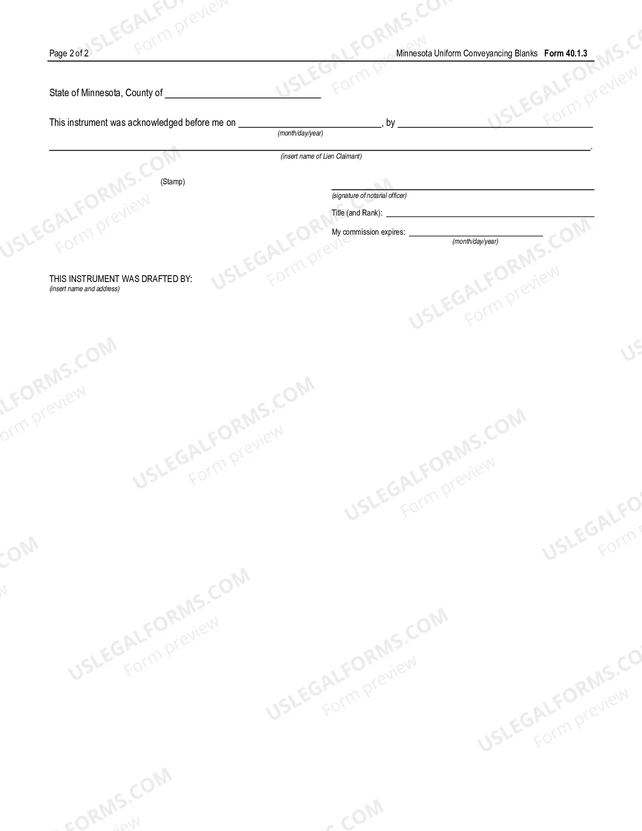 Preview Attorney Lien Minn. Stat. 481.13 - UCBC Form 40.1.3