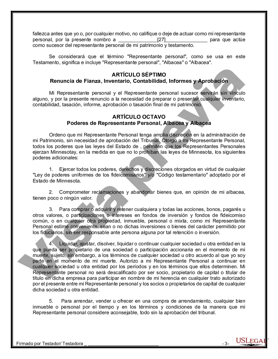 Preview Testamentos mutuos que contienen última voluntad y testamentos para personas solteras que viven juntas sin hijos