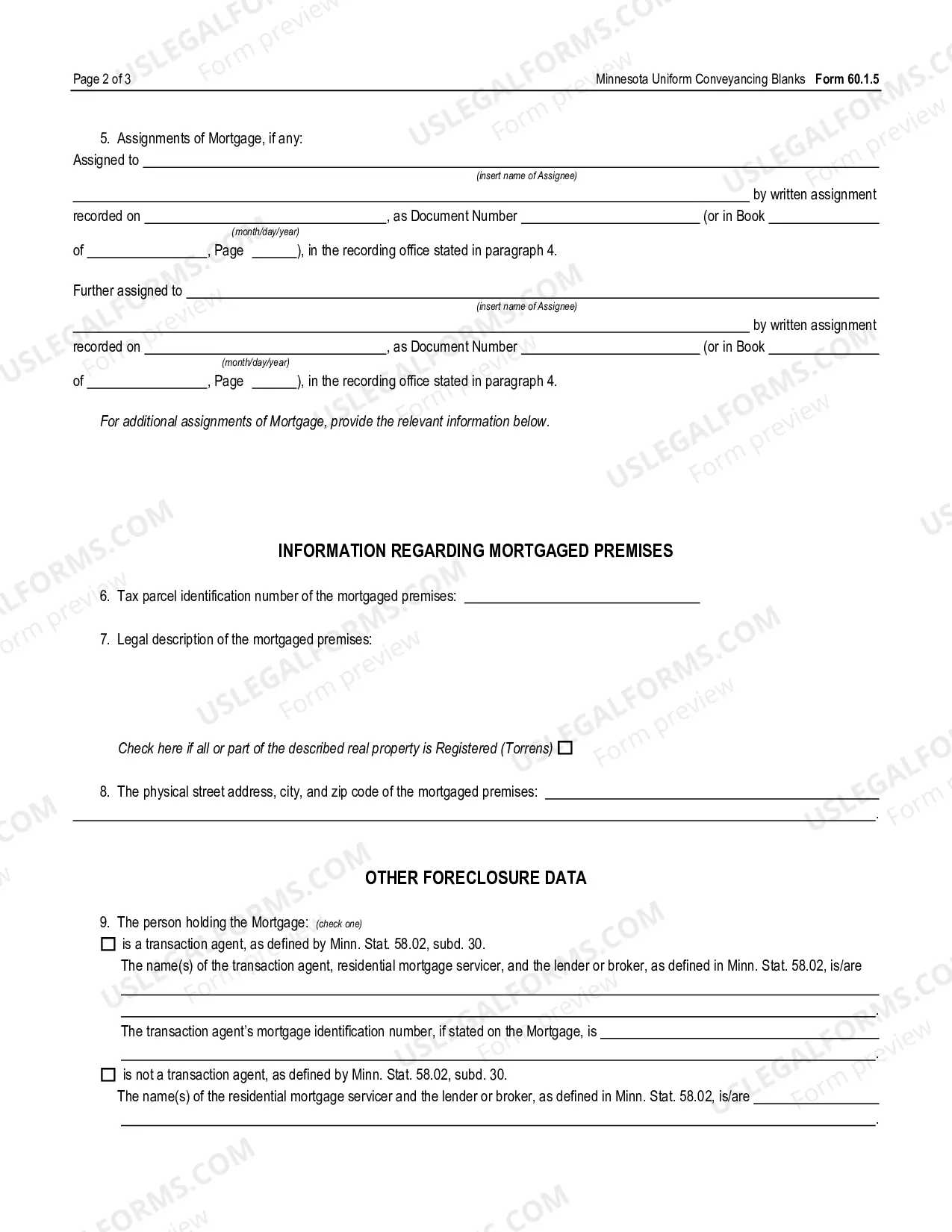 Preview Notice of Pendency of Proceeding to Foreclosure Mortgage