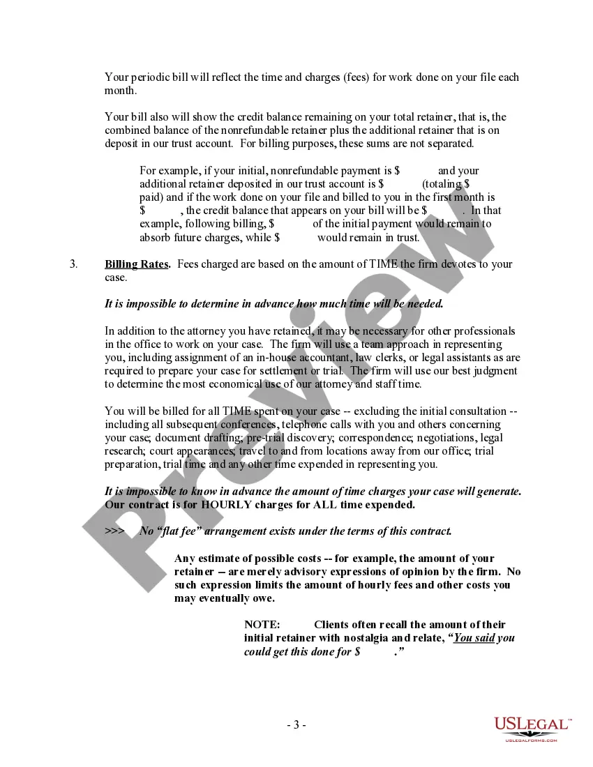 Get Fee Agreement with Evergreen Clause Preview Fee Agreement with Evergreen Clause