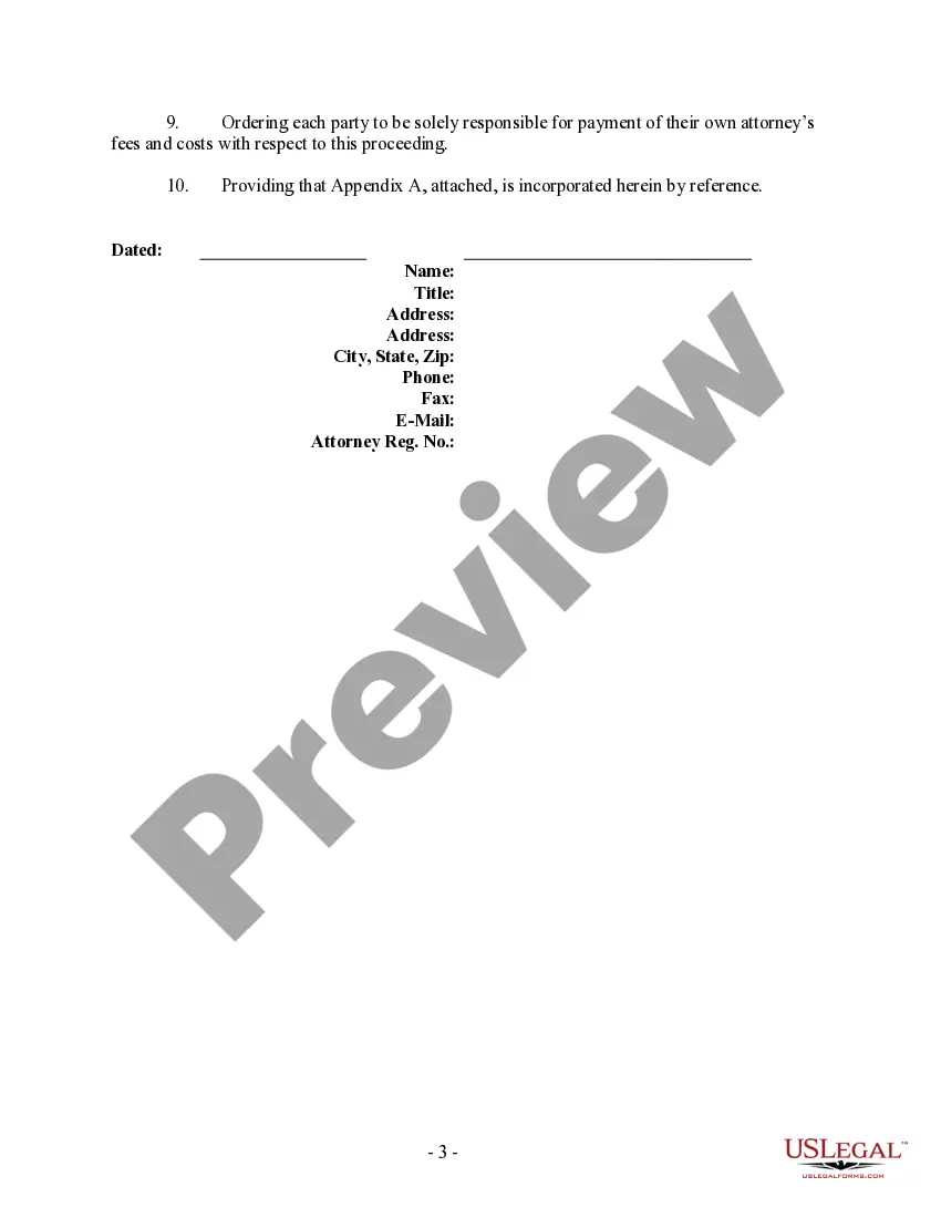 Preview Answer and Counterpetition for Dissolution of Marriage