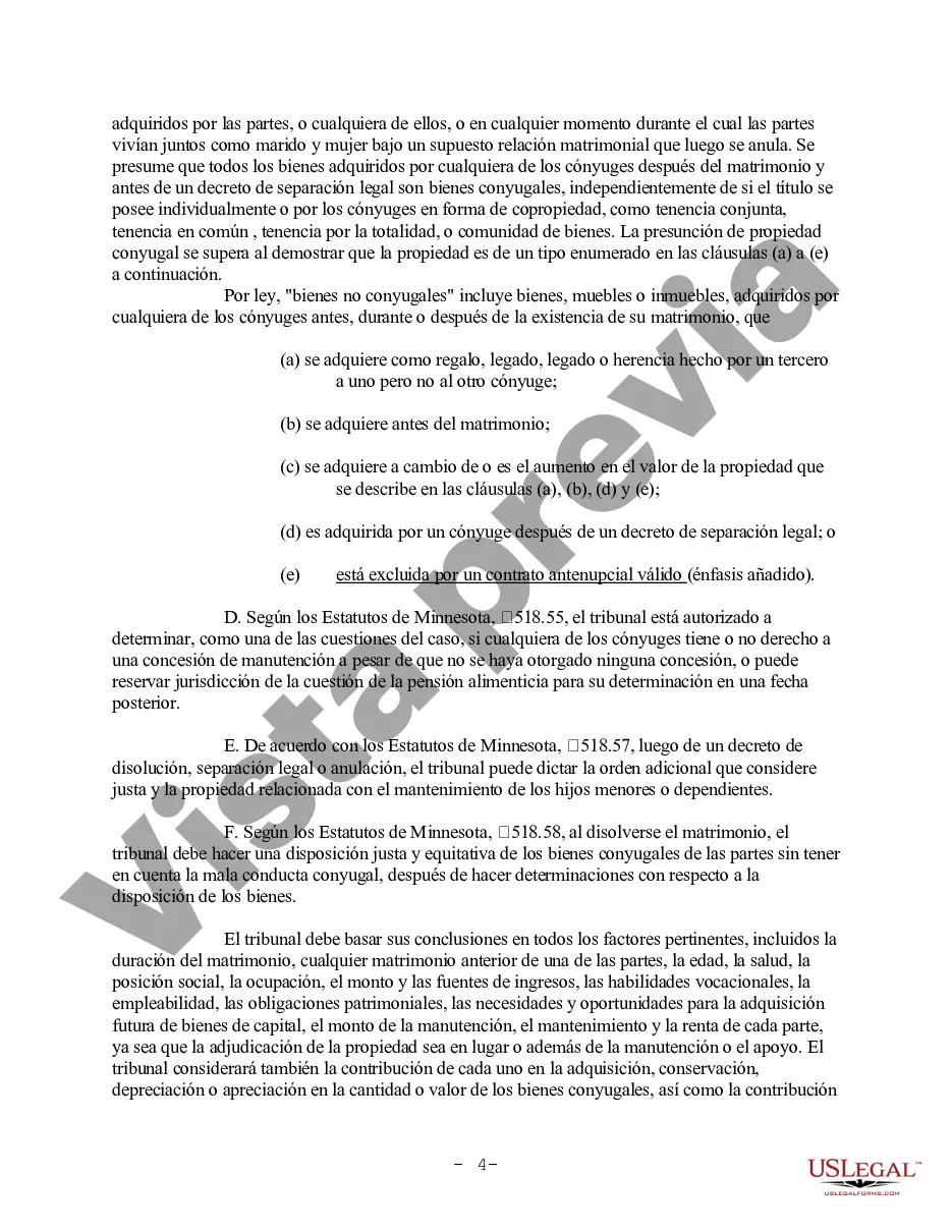 Preview Carta al cliente sobre acuerdos prematrimoniales antenupciales - informativo