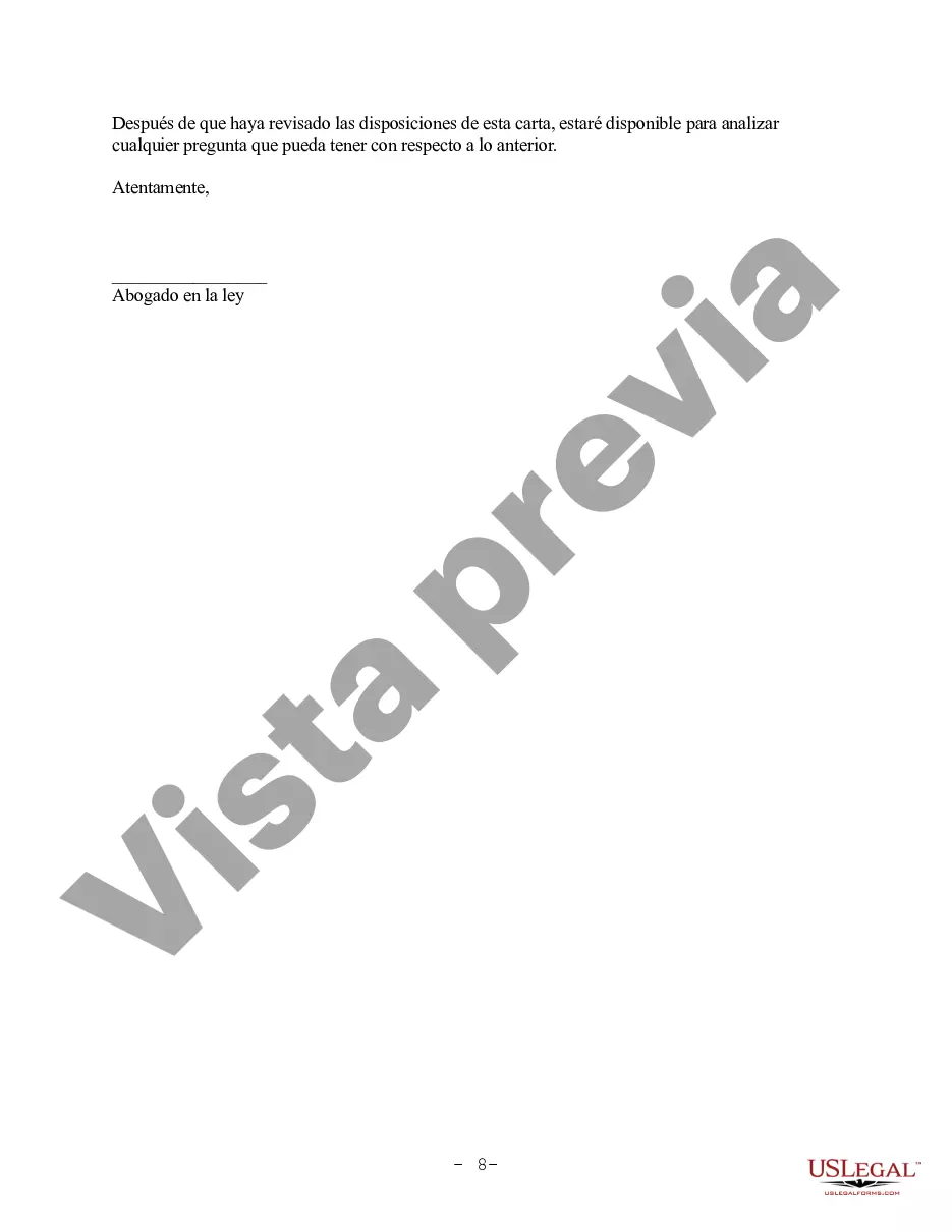 Preview Carta al cliente sobre acuerdos prematrimoniales antenupciales - informativo