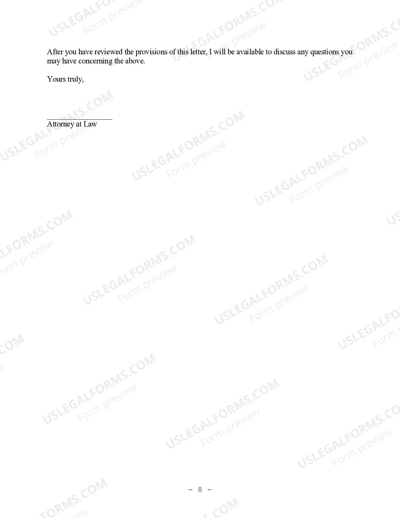 Preview Letter to Client regarding Antenuptial Premarital Agreements - informational