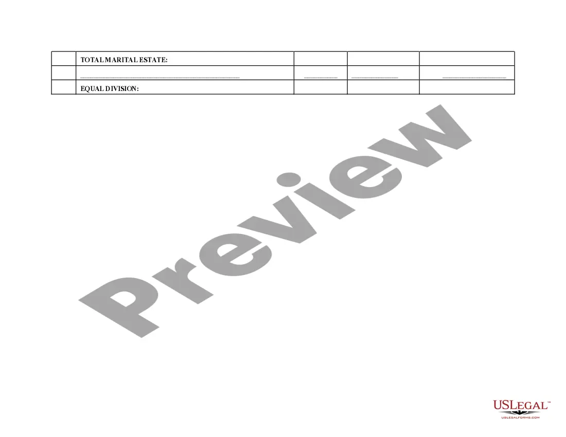 Get Schedule of Assets and Liabilities Preview Schedule of Assets and Liabilities