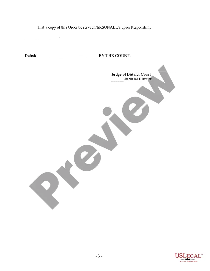 Get Notice of Motion and Temporary Restraining Order - Preventing Disposal of Assets, etc. Preview Notice of Motion and Temporary Restraining Order - Preventing Disposal of Assets, etc.