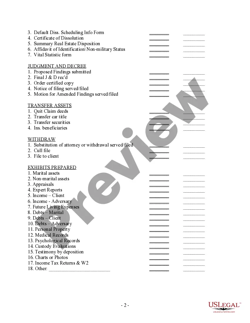 Get Case Management Checklist Preview Case Management Checklist