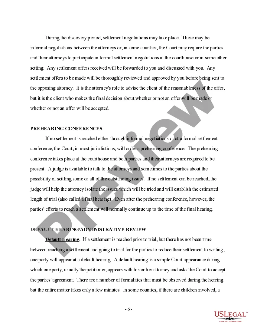 Get Steps in the Divorce Process - Client Aid Preview Steps in the Divorce Process - Client Aid