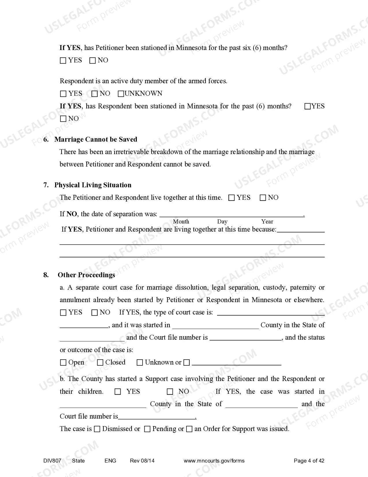 Preview Judgment and Decree of Dissolution of Marriage - with children