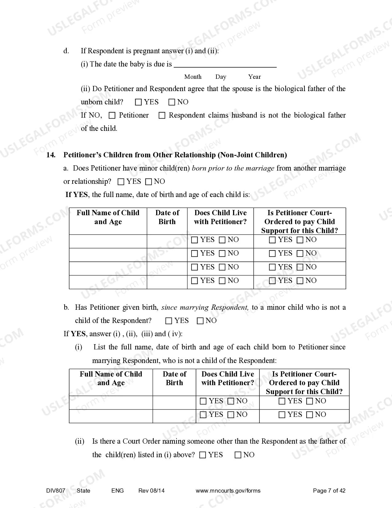Preview Judgment and Decree of Dissolution of Marriage - with children