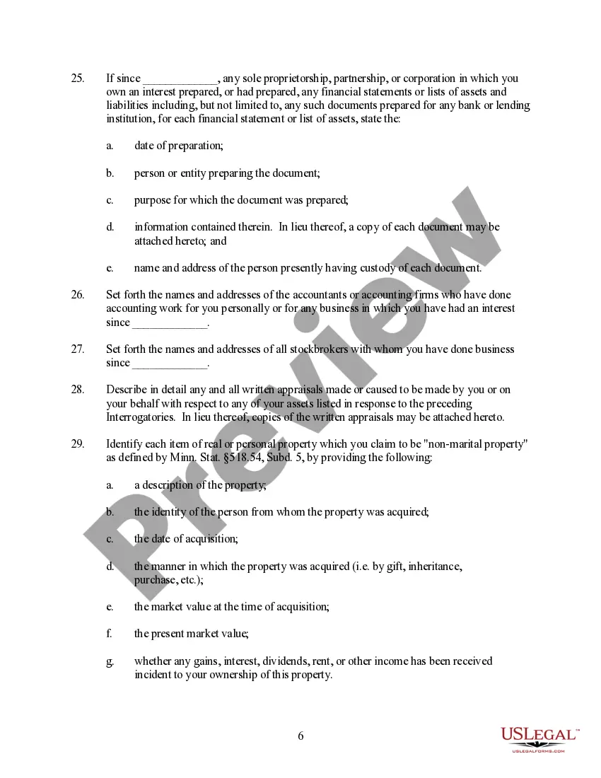 Preview Discovery - Model Interrogatories - Real or Personal Property