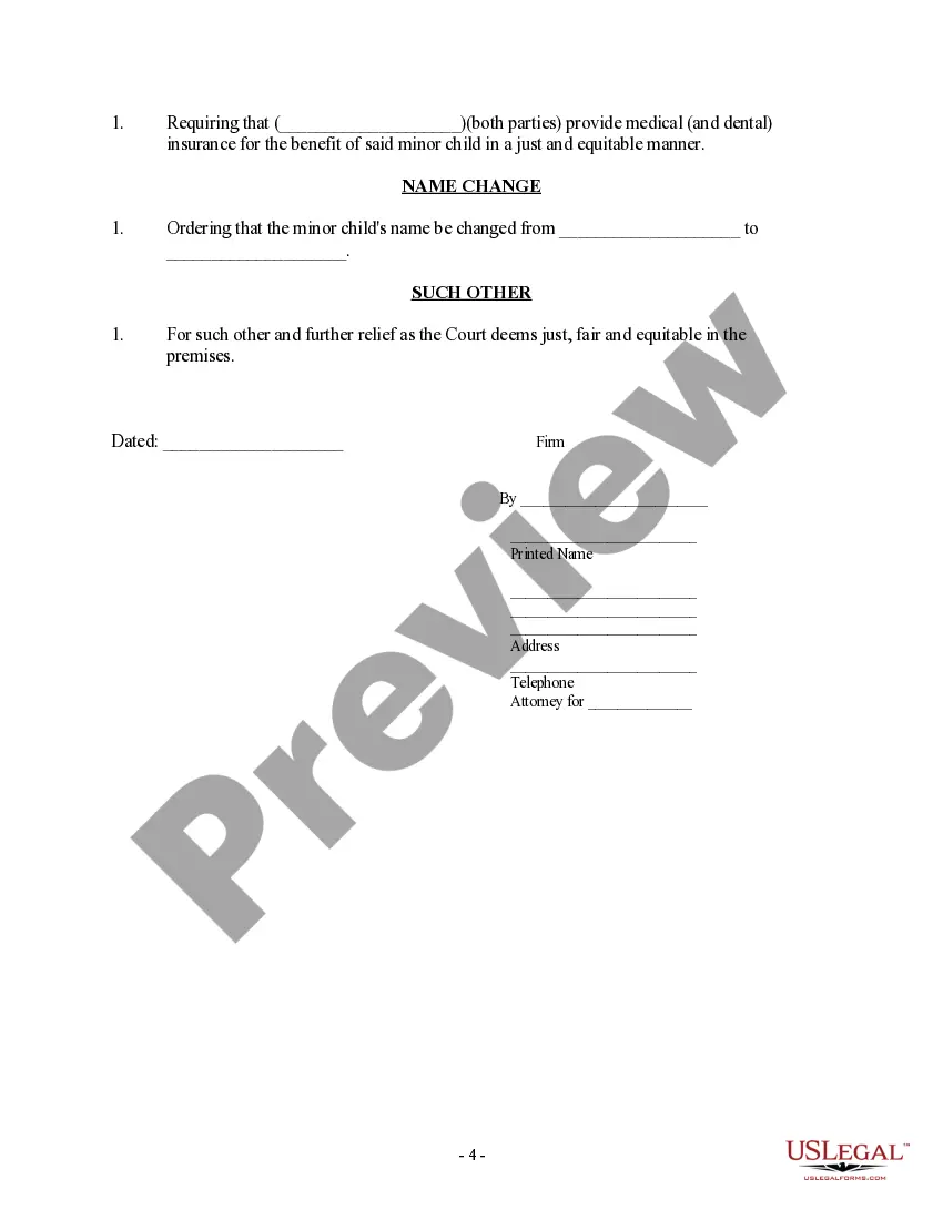 Get Complaint regarding Parentage Alleged by Mother Preview Complaint regarding Parentage Alleged by Mother