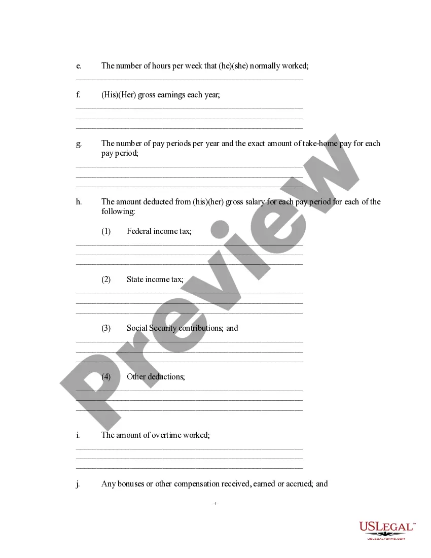 Get Discovery - Interrogatories - Post-Dissolution, Ex-Spouse Remarried Preview Discovery - Interrogatories - Post-Dissolution, Ex-Spouse Remarried