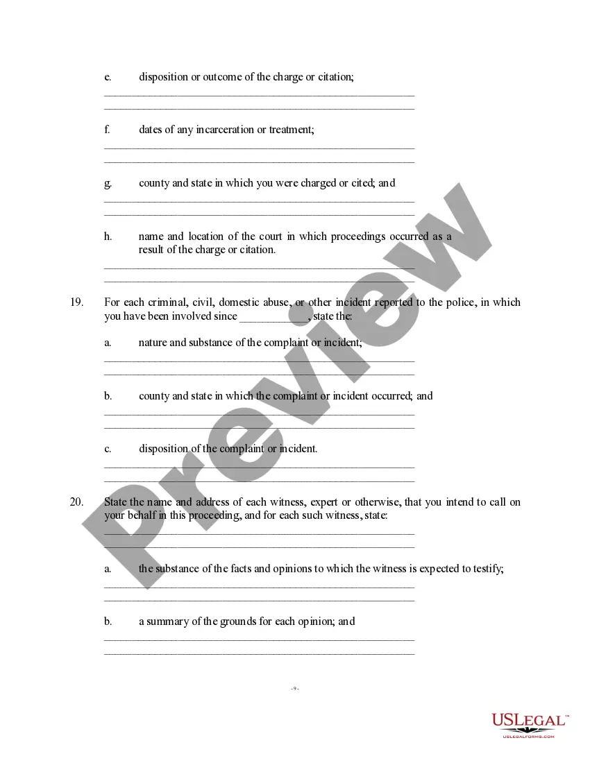 Get Discovery - Interrogatories - Post-Dissolution, Ex-Spouse Remarried Preview Discovery - Interrogatories - Post-Dissolution, Ex-Spouse Remarried