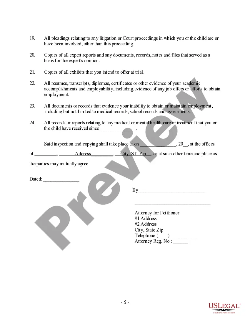 Get Discovery - Request for Production of Documents Preview Discovery - Request for Production of Documents